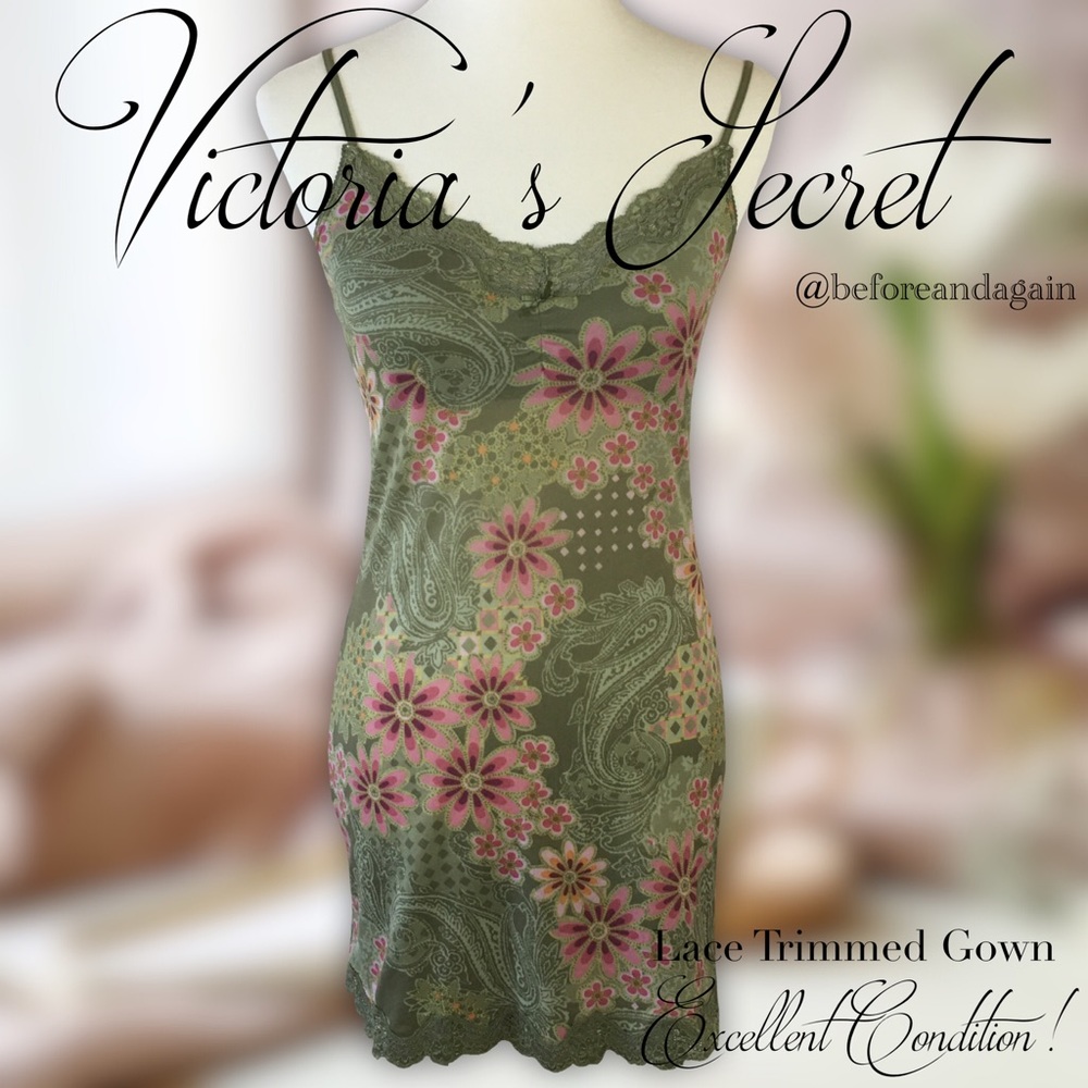 Floral & Paisley Gown By Victoria’s Secret